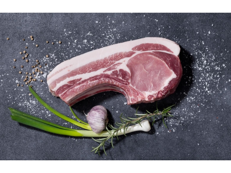 Tomahawk s bůčkem Karrekrone Duroc 2x 500g - suché zrání